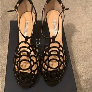 Oscar de la Renta Gladita Black size 39.5